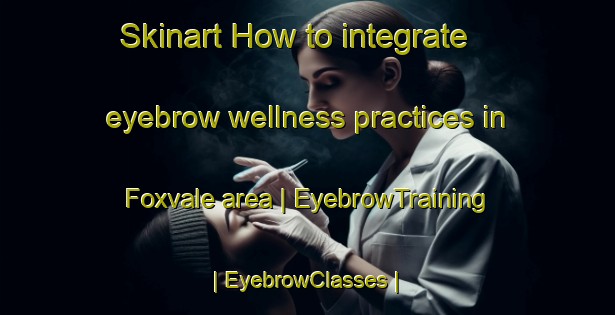 Skinart How to integrate eyebrow wellness practices in Foxvale area | EyebrowTraining | EyebrowClasses | SkinartTraining-United States